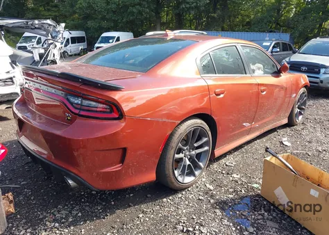 2021 Dodge Charger Scat Pack Rwd из США, поврежденный, VIN 2C3CDXGJXMH511651